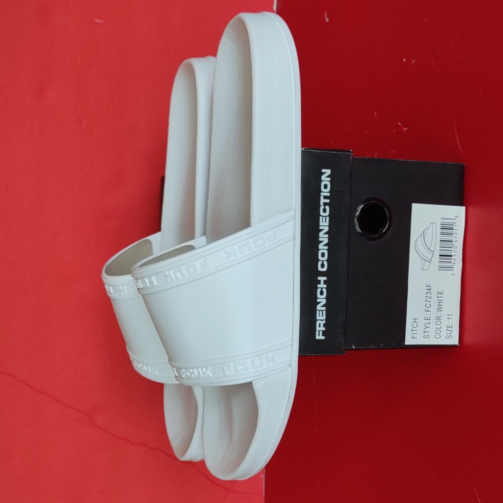 BRAND NEW FRENCH CONNECTION FITCH SLIP ON SLIDE  SANDALS